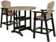Signature Design by Ashley® Fairen Trail 3-Piece Black/Driftwood Outdoor Bar Dining Set-0