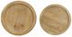 A & B Home 2-Piece Black/Brown Wood Riser Tray Set-3