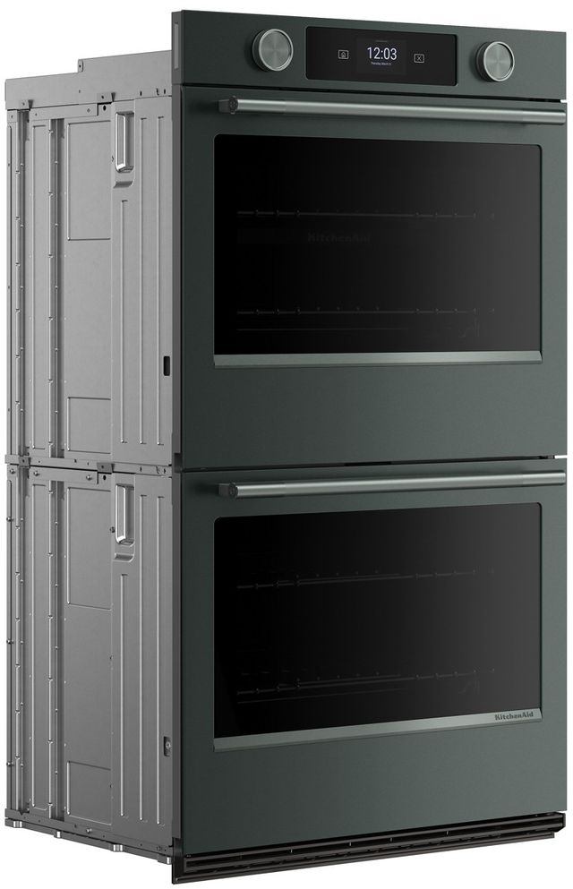 KitchenAid® 30" Juniper Smart Double Electric Wall Oven with Assisted Cook Cycles-3