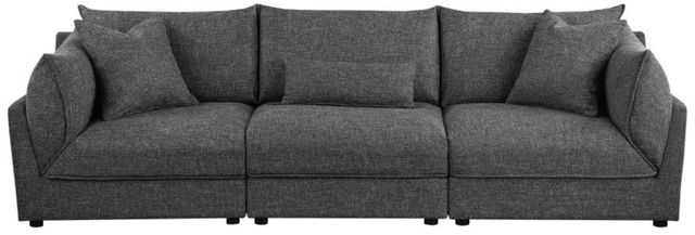 Coaster® Sasha 3-Piece Barely Black Modular Sectional-1