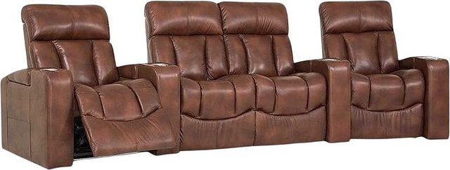 Palliser® Furniture Customizable Paragon 4-Seat Power Reclining Curved Home Theater Seating