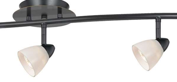 Cal® Lighting & Accessories Orbit Dark Bronze/White Serpentine Light-1