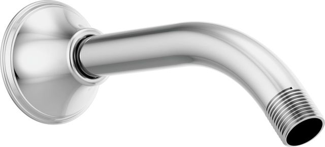 Brizo Essential™ Polished Chrome 7" Classic Wall Mount Shower Arm and Flange-0