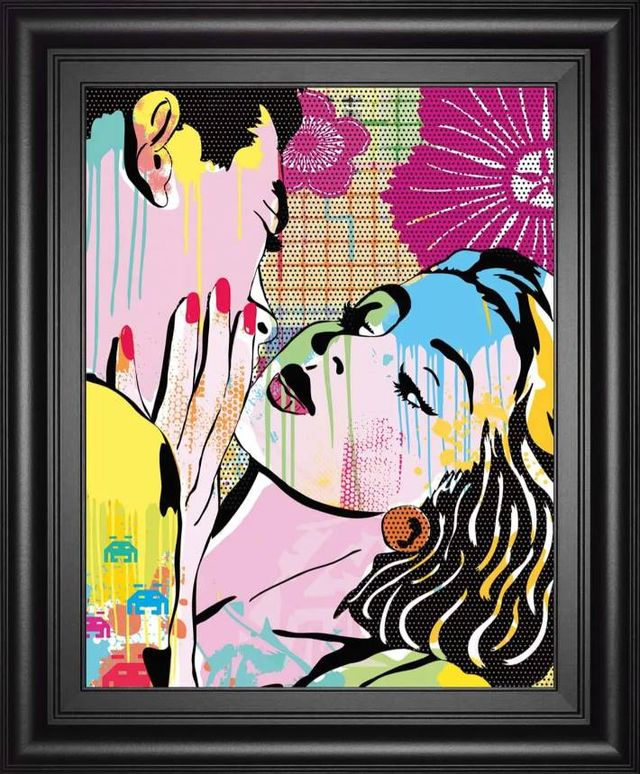 Classy Art Midnight Kiss by Tom Frazier Wall Art-0