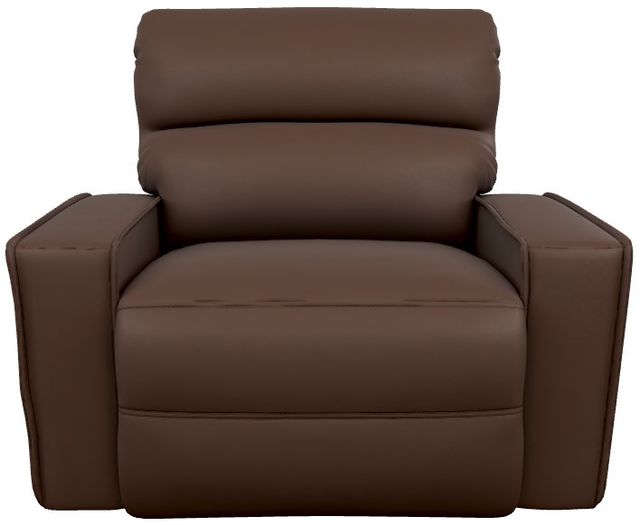 La-Z-Boy® Maddox Chestnut Power Reclining Chair and a Half with Headrest and Lumbar-1