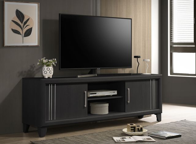 Crown Mark Charlie Charcoal TV Stand-1