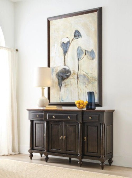 Kincaid® Bridgetown Harrison Black/Heritage Maple Credenza-3