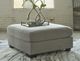 Ashley® Keener Ash Oversized Ottoman-1