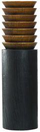 StyleCraft Brown/Sveltwood Black 22" Vase-0
