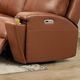 Hydeline® Venice Nutmeg Brown Power Reclining Loveseat-4