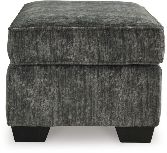 Signature Design by Ashley® Lonoke Gunmetal Accent Ottoman-1