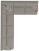 La-Z-Boy® Alani Ash Sectional with Custom Layout Options-3