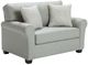 Best® Home Furnishings Customizable Shannon Chair and a Half with Memory Twin Sleeper and Dark Walnut Legs-0