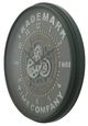 YHD Trademark Matte Black Wall Clock-2