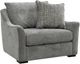 Decor-Rest® Furniture LTD Vangoh Gray Chair and a Half-0