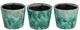 A & B Home 3-Piece Teal Terracotta Garden Planter Set-1