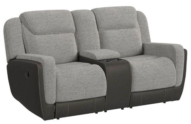 Elements International Hornet Rancho Gray Manual Recliner Loveseat-0