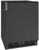 U-Line Marine 2.1 Cu. Ft. Black Solid Under The Counter Refrigerator-0