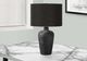 Monarch Specialties Inc. 24"H Black Ceramic Table Lamp-4