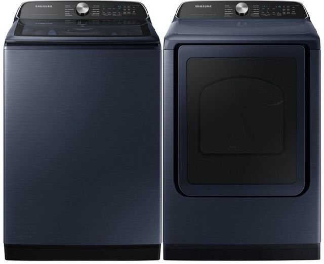 Samsung® Brushed Navy Laundry Pair