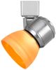 Cal® Lighting & Accessories Brushed Steel/Orange Track Light-1