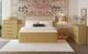 Elements International Sylvie Natural/White Upholstered King Panel Bed-1