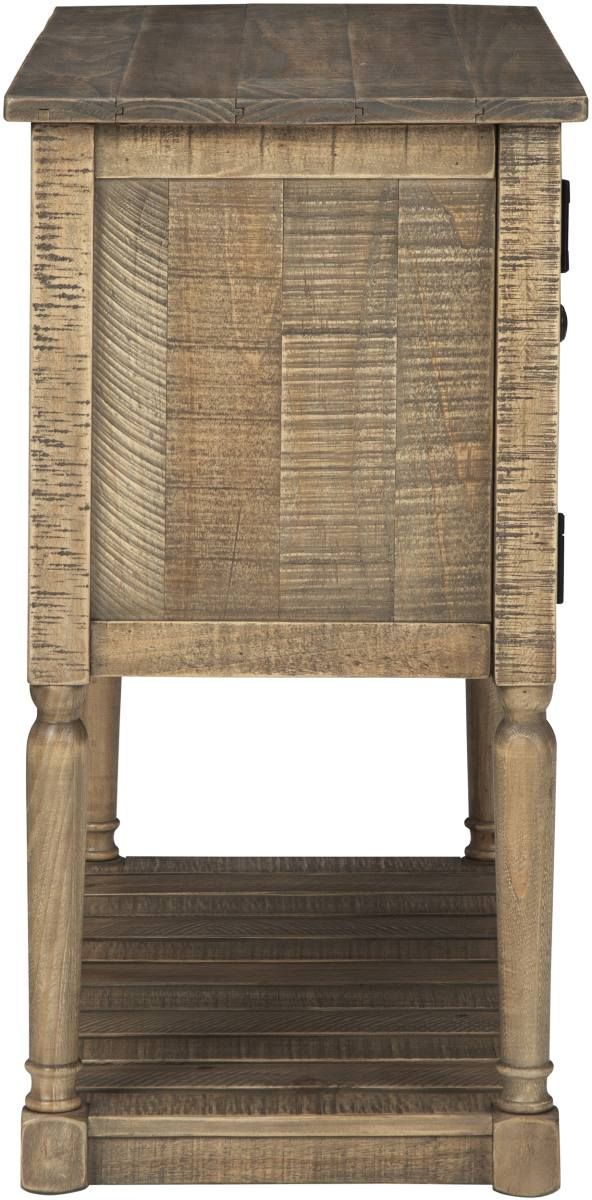 Signature Design by Ashley® Lennick Antique Brown Accent Cabinet-3