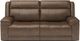 Flexsteel® Yuma Dark Walnut Power Reclining Sofa with Power Headrests-1