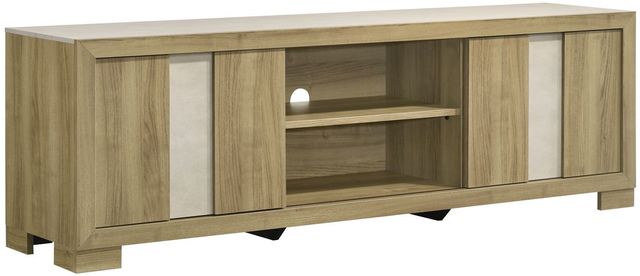 Crown Mark Rangley Driftwood TV Stand-0