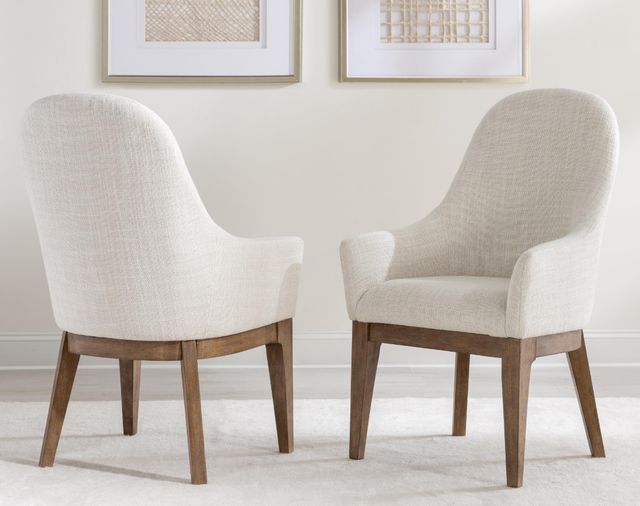 Legacy Classic Harmony Dorel Asbury Oyster/Ovation Tweed  Dining Arm Chair-2