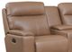 Leather Italia™ Cambria Bryant Tuscan Power Reclining Loveseat with Console-1