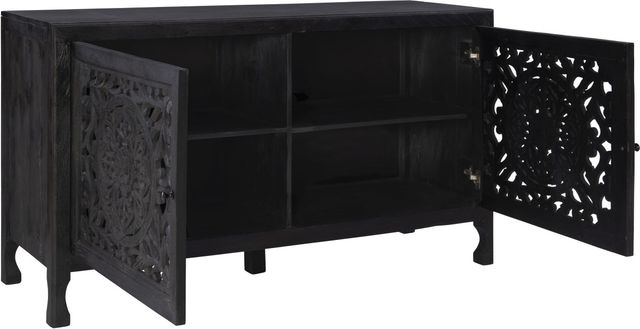 Powell® Haven Black Cabinet-2