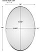 Uttermost® Pursley Brushed Nickel Oval Mirror-2