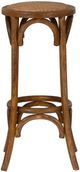 Linon Rae Walnut Bar StoolRattan Seat Bar Stool-3