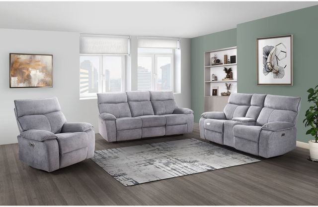 Mazin Furniture Casper Grey Power Glider Recliner-2