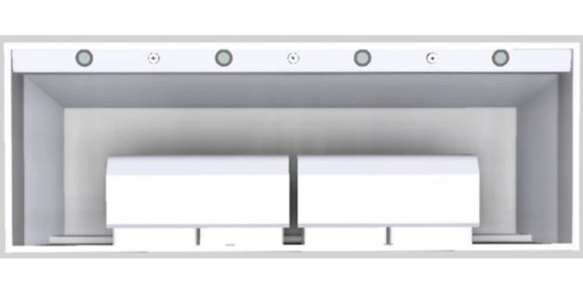 Vent-A-Hood® Designer Series 66" White Wall Mounted Range Hood-3