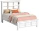 Elements International Hampton Kids White Full Bookcase Bed-0