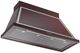 Ilve® Nostalgie II Noblesse 48" Burgundy Wall Mounted Range Hood with Chrome Trim-1