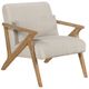 Homelegance® Chevron Beige/Brown Accent Chair-0
