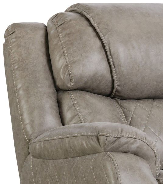 HomeStretch Daytona Gray Power Wallsaver Recliner-1