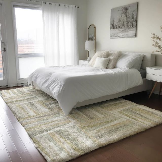 Dalyn™ Rug Company Lorenzo LN2 Linen 5' x 8' Area Rug-1