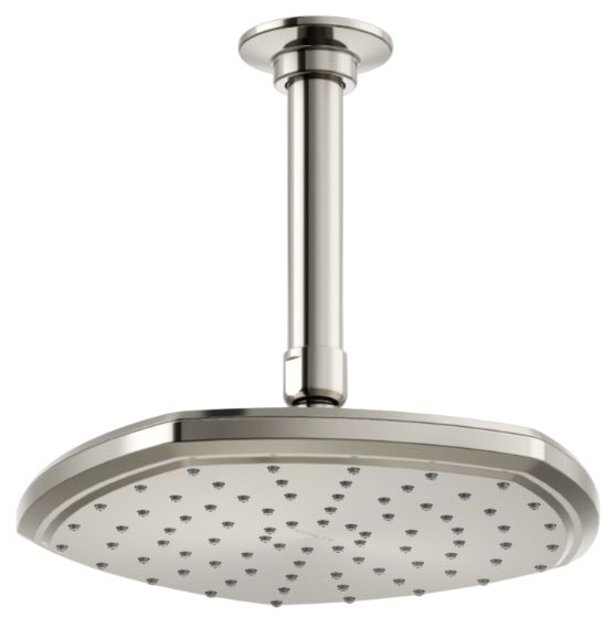 KOHLER® Occasion® Polished Nickel 2.5 GPM 8" Single-Function Rainhead-0