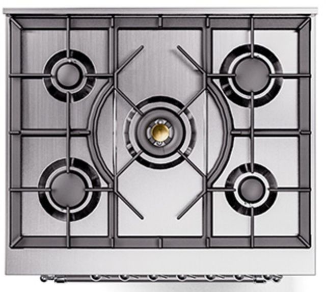 Ilve® Nostalgie II Series 30" White Pro Style Dual Fuel Range-1