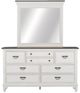 Liberty Furniture Allyson Park 3-Piece Charcoal/Wirebrushed White Queen Panel Bedroom Set-3