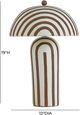 TOV Furniture Maiori Brown Striped Table Lamp-1