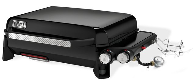 Weber® Traveler® 22" Black Portable Outdoor Gas Griddle-1