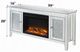 ACME Furniture Noralie Mirrored 2-Door TV Stand with Electric Fireplace-2