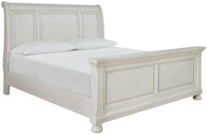 Signature Design by Ashley® Robbinsdale Antique White California King Sleigh Bed