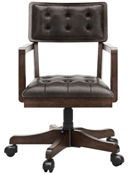 Signature Design by Ashley® Breckington Dark Brown Home Office Desk Chair-1