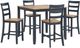 Signature Design by Ashley® Gesthaven 5-Piece Blue/Natural Counter Height Dining Table Set-0
